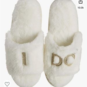 Bride I do slippers